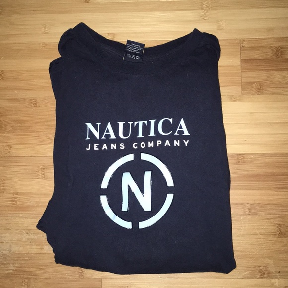 ** VINTAGE NAUTICA JEANS TEE ** - Picture 2 of 5